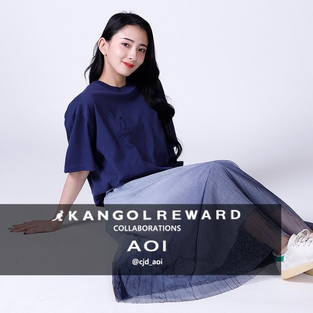【完全受注生産】AOI×KANGOL REWARD コラボ企画！半袖Tシャツ