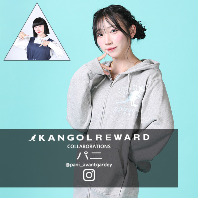【完全受注生産】パニ×KANGOL REWARDコラボ企画！ZIPパーカー