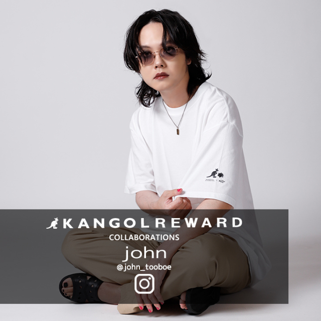 【完全受注生産】john×KANGOL REWARD コラボ企画！半袖Tシャツ