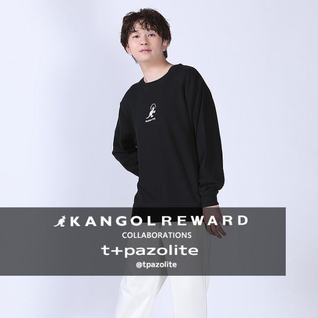 【完全受注生産】t+pazolite×KANGOL REWARD コラボ企画！トレーナー