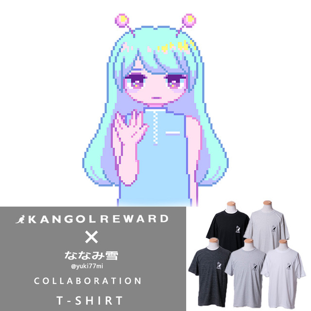 【完全受注生産】ななみ雪×KANGOL REWARD コラボ企画！半袖Tシャツ