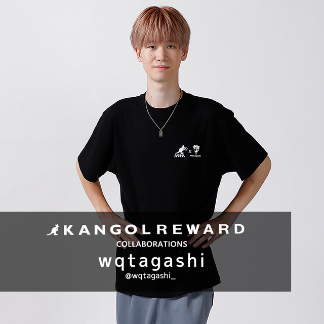 【完全受注生産】wqtagashi×KANGOL REWARD コラボ企画！半袖Tシャツ
