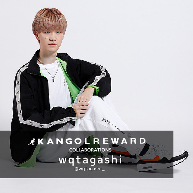 【完全受注生産】wqtagashi×KANGOL REWARD コラボ企画！スウェットパンツ