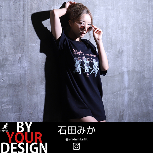 石田みか KGRW BY YOUR DESIGN 半袖Tシャツ