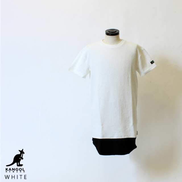 Kangol Rewardロング丈tシャツ メンズ メンズファッション 半袖 Tシャツ パイル クルーネック カジュアル ストリート ストリートモード モード ロング ロング丈 ロングtee ルームウェア ワンマイルウェア