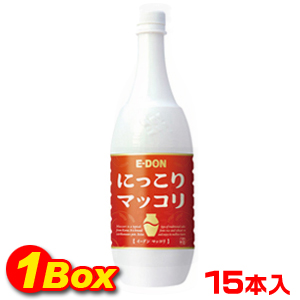 【送料無料】イドンマッコリ「PT」1L×15本【1BOX】■韓国食品■ 0131-1