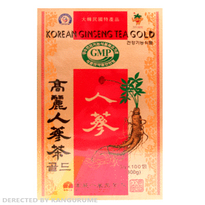 高麗人参茶「紙箱」100包入り■韓国食品■ 0836
