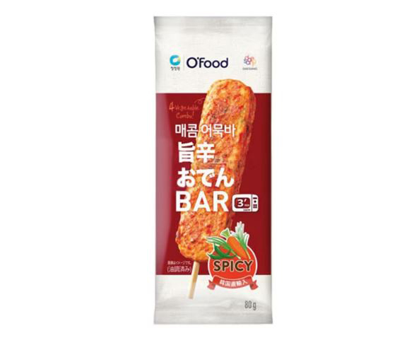 ▲冷凍▼O'food旨辛おでんバー(80g）■韓国食品■ 1534
