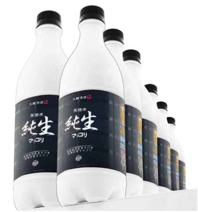 【送料無料+クール便代無料】「天地水」純生マッコリ750ｍｌ 12本BOX■韓国食品■0189-1