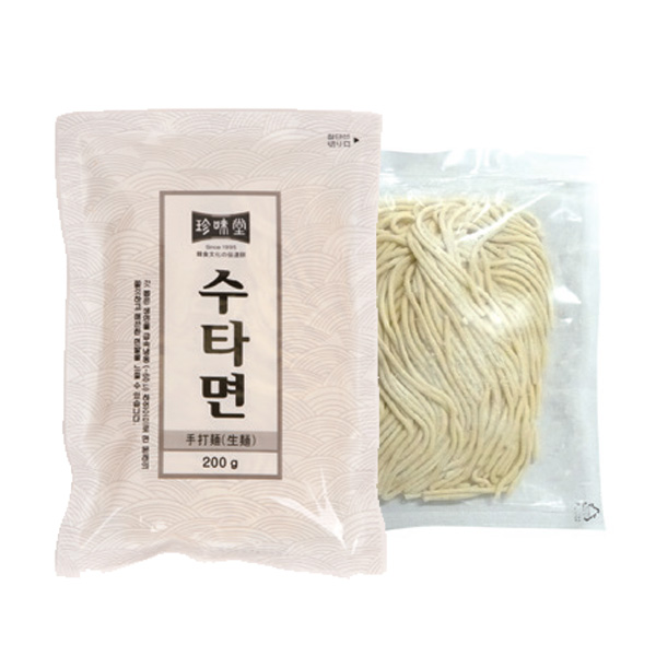 ▼冷凍▲手打麺(生麺)200g /ジャジャン麺/韓国食品2460-2