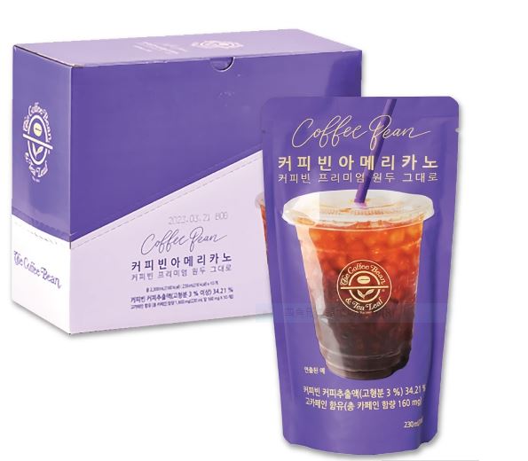 (coffeebean) アメリカーノ230ml×10個セット■韓国食品■2312-1