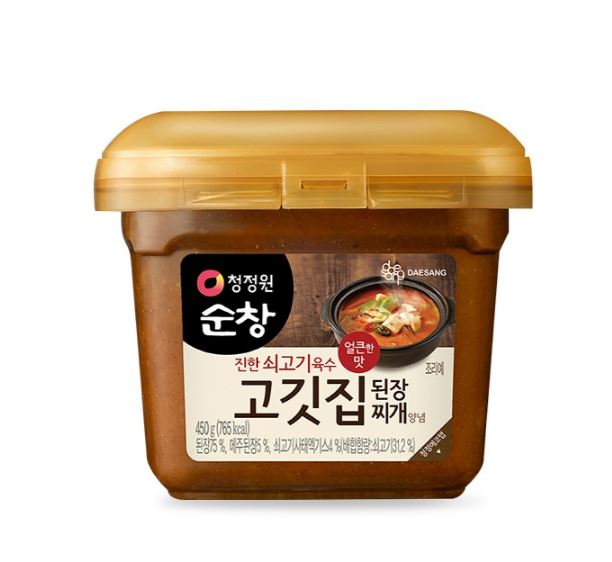 「スンチャン」 牛だし入り チゲ用テンジャン / 450g チゲ用味噌 デンジャン 韓国味噌 ピリ辛 焼肉と共に■韓国食品■ 0730-1
