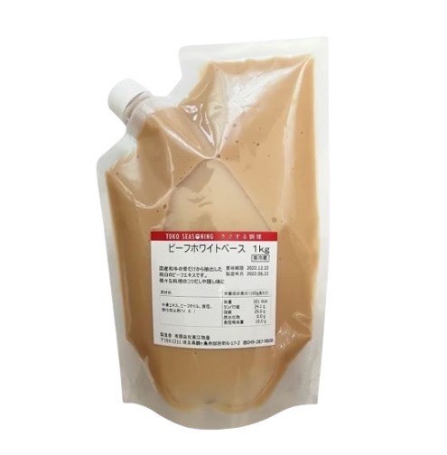 取り寄せ商品★ビーフホワイトベース1ｋg■548■　原液牛骨濃縮エキス/国産和牛/コムタンスープ/ラーメンスープ/韓国食材/調味料）