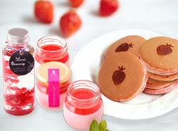 結婚,ブライダル,御祝,内祝,完熟いちご,スイーツ,プリン,チーズケーキ,ロールケージ,パンケーキ,ソープフラワー,ギフトセット,プレゼント