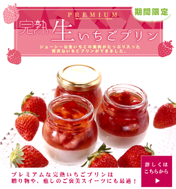 生いちごプリン,バレンタイン,ホワイトデー,期間限定