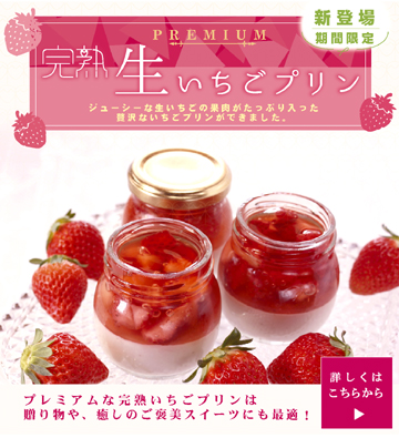 甘くジューシーないちごのお菓子 完熟いちご菓子研究所