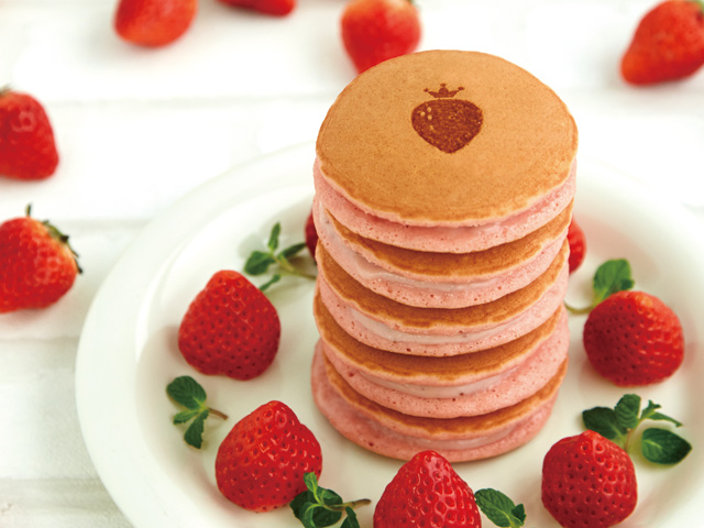 完熟いちごパンケーキ1