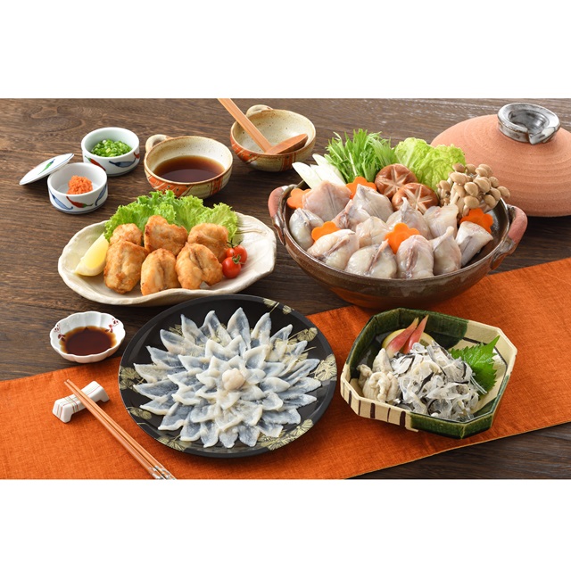 ☆産地直送 【送料込※北海道・沖縄は送料1,100円】G862 冷凍ふぐ満喫セット2人前(フグ 河豚)