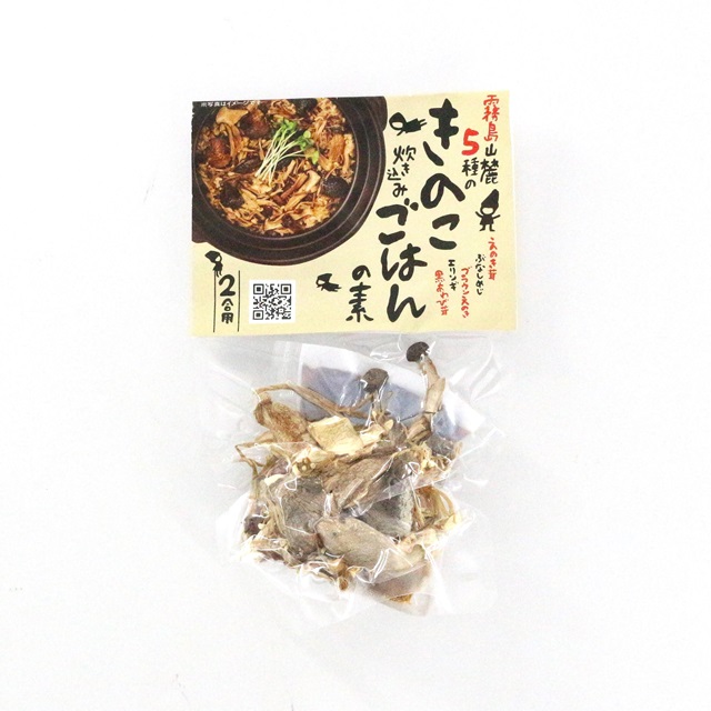 N105 霧島山麓5種のきのこ炊き込みご飯の素70g