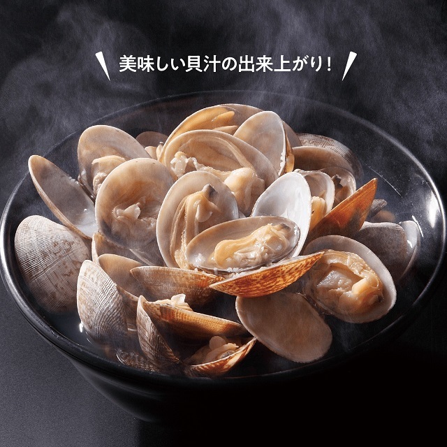 I586 【みちしお名物】あさりの味噌汁(貝汁) 関門倶楽部