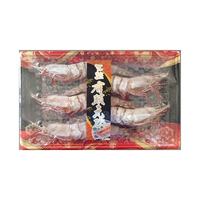 B389 天然有頭えび5尾