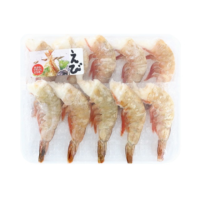 無頭天然海老パック10尾(えび エビ)