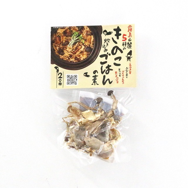 N105 霧島山麓5種のきのこ炊き込みご飯の素70g