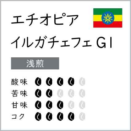 エチオピア イルガチェフェ G1 150g
