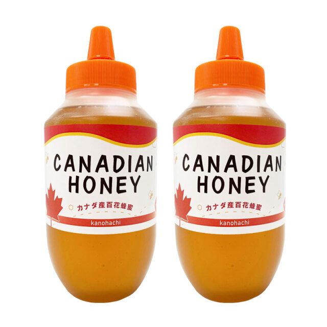 【世界の蜂蜜】カナダ産百花蜂蜜 カナディアンハニー1kg×2本