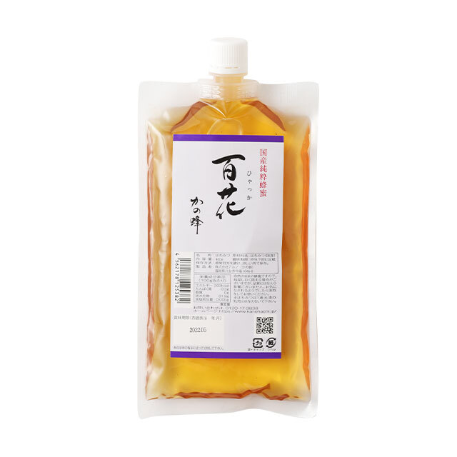 【国産蜂蜜】国産百花蜂蜜 エコパック 400g