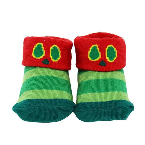 はらぺこあおむし ベビーソックス ハラペコアオムシ フェイス