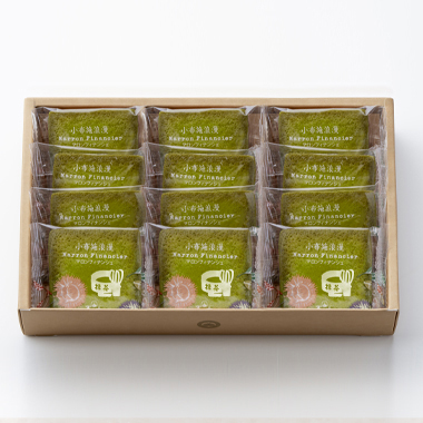 小布施浪漫マロンフィナンシェ 抹茶 12枚入