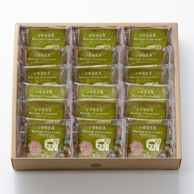 小布施浪漫マロンフィナンシェ 抹茶 18枚入