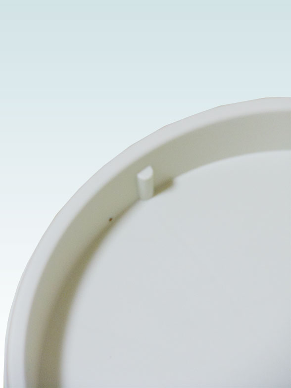 キャスタープレート【プレート部分拡大】