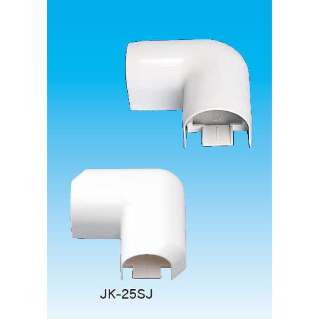 INABADENKO/給水・給湯用配管化粧カバー リフォームダクト/平面エルボカバー90°/JK 管材市場