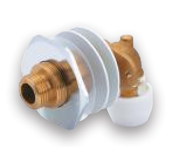 BRIDGESTONE/プッシュマスター/前座付水栓エルボ（平行ねじ品）/NES