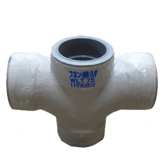 耐火二層管継手/大曲り両Y型/WLT