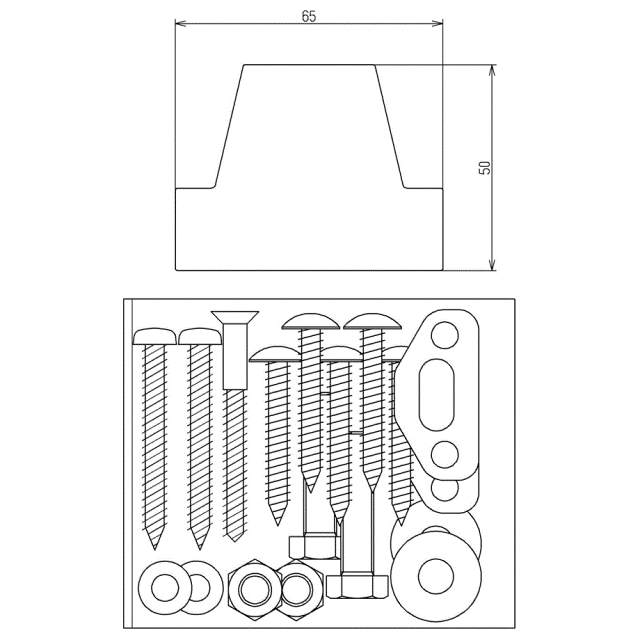 TOTO/固定具類/HH04039/補修品