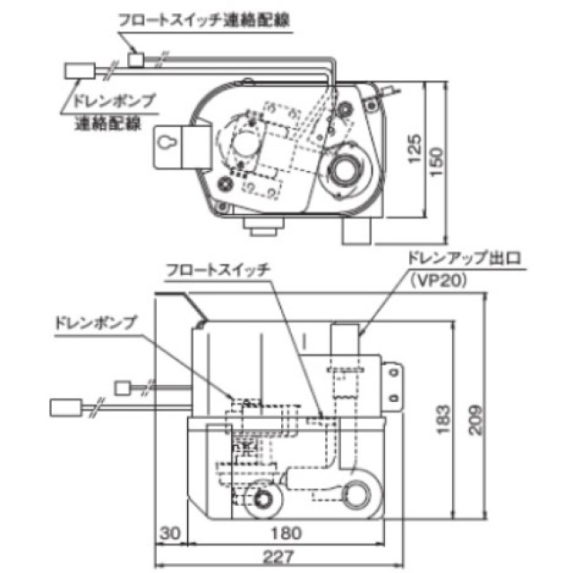 オーケー器材/ドレンアップキット/	KDU50R160
