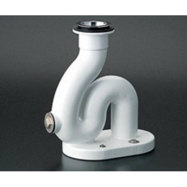 TOTO/床排水金具（掃除流し用、塩ビ管用、Sトラップ）/T37SGEP/ホワイト 