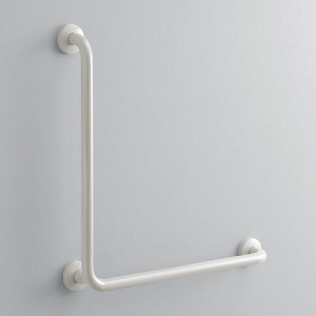 TOTO/多用途用手すりＬ型/T112CL9#NW1/ホワイト/パブリック用手すり樹脂被覆タイプ