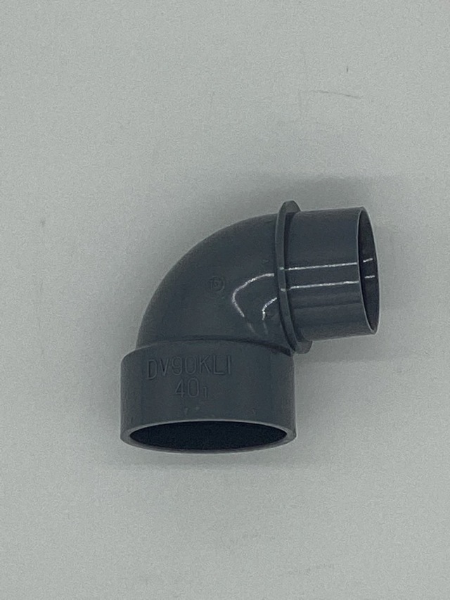 DV継手/90°片受エルボ（パイプ受＋パイプ内径にさす）/IKL