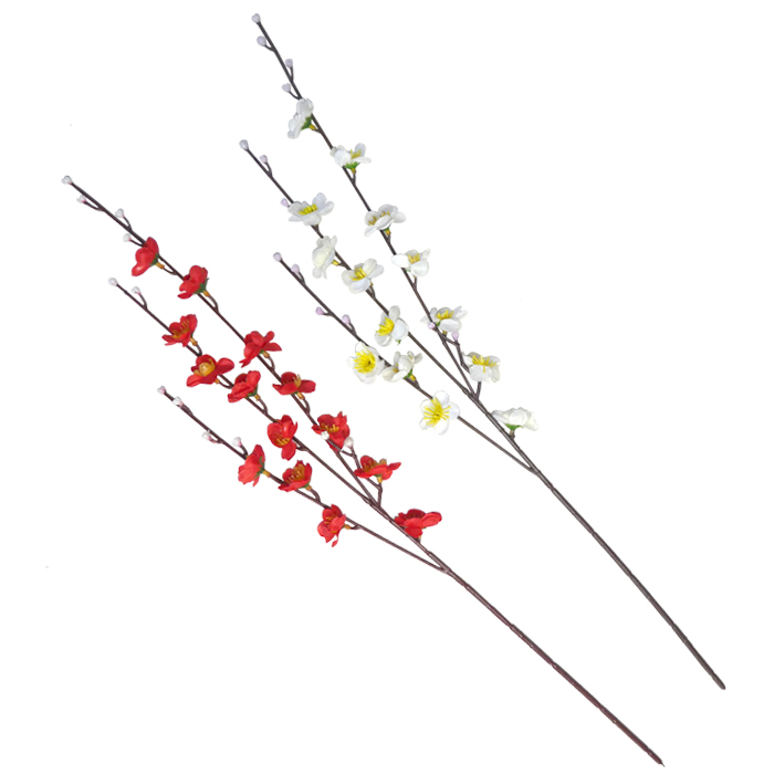 梅造花　【造花】全長約56cm　