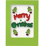 ジェルジェムグリーティングカード　メリークリスマス