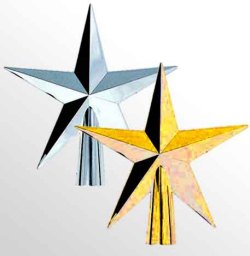 メッキトップスター　5インチ