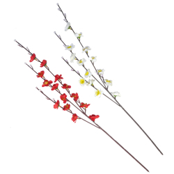 梅造花　【造花】全長約56cm　
