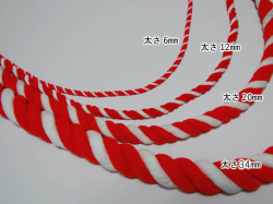 紅白紐写真