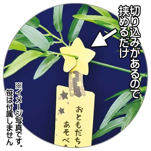 新品！和紙製短冊 大14枚、中サイズ6枚　絵付短冊冊子5枚　金色装飾　纏め売り 両面同色短冊 TAN-03 10パック エヒメ紙工（直送品） - アスクル