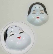 おかめ・オカメ（プラ製）：お正月飾り製作用