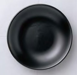 黒マット２４ｃｍ深皿